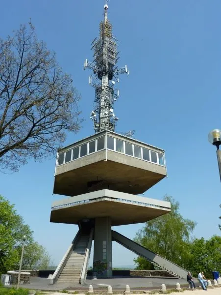 Az Avasi kilátó Miskolc fölött