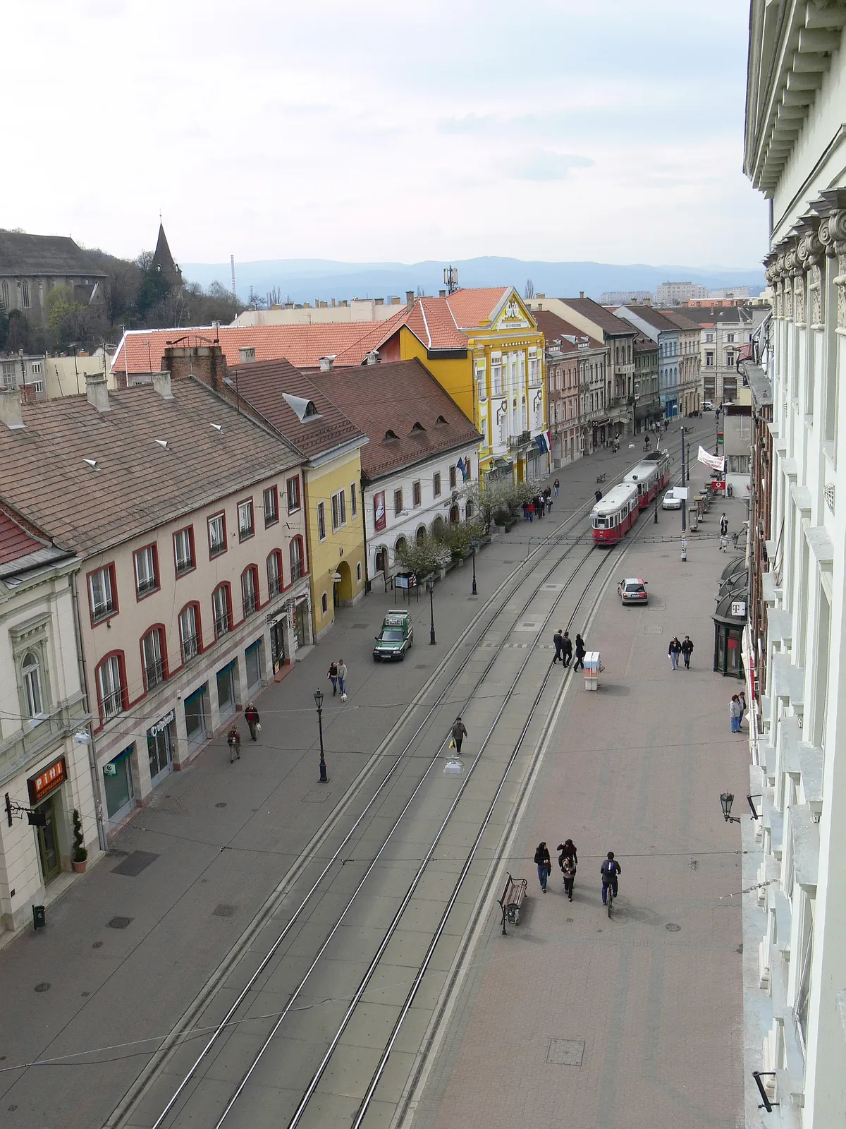 Miskolc sétálóutcája és történelmi belvárosa